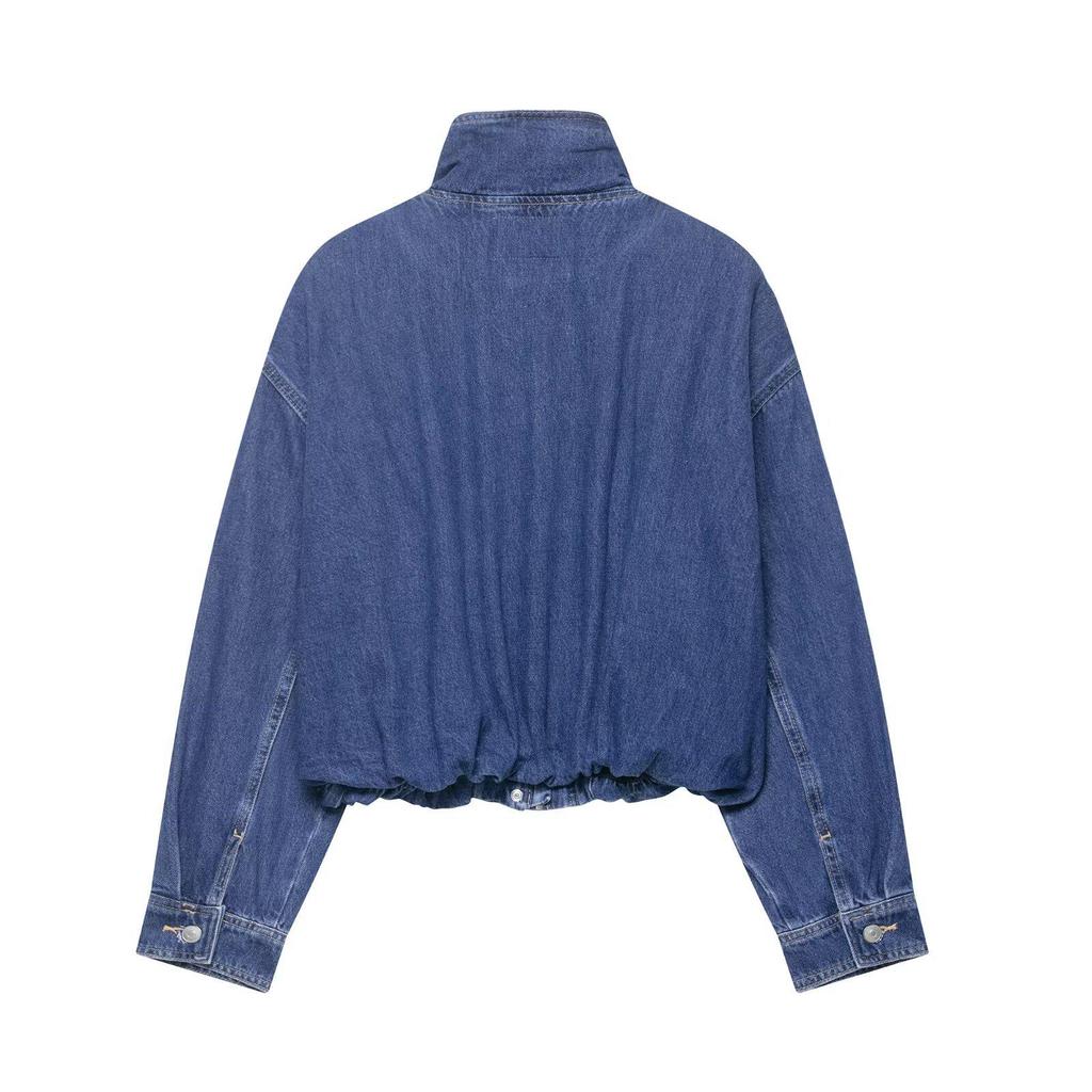 Moderne Retro Denimjakke til Kvinder - Europæisk & Amerikansk Stil