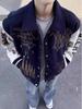 Unisex Guochao Letter Embroidery Baseball Jacket - Spring & Autumn High Street Style