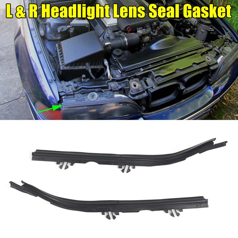 1 Pereche Bandă Etanșare Far Auto Pentru BMW Seria 5 E39 1996-2000 Pre-facelift Garnitură Far Superior Bandă Ornamentală Etanșare