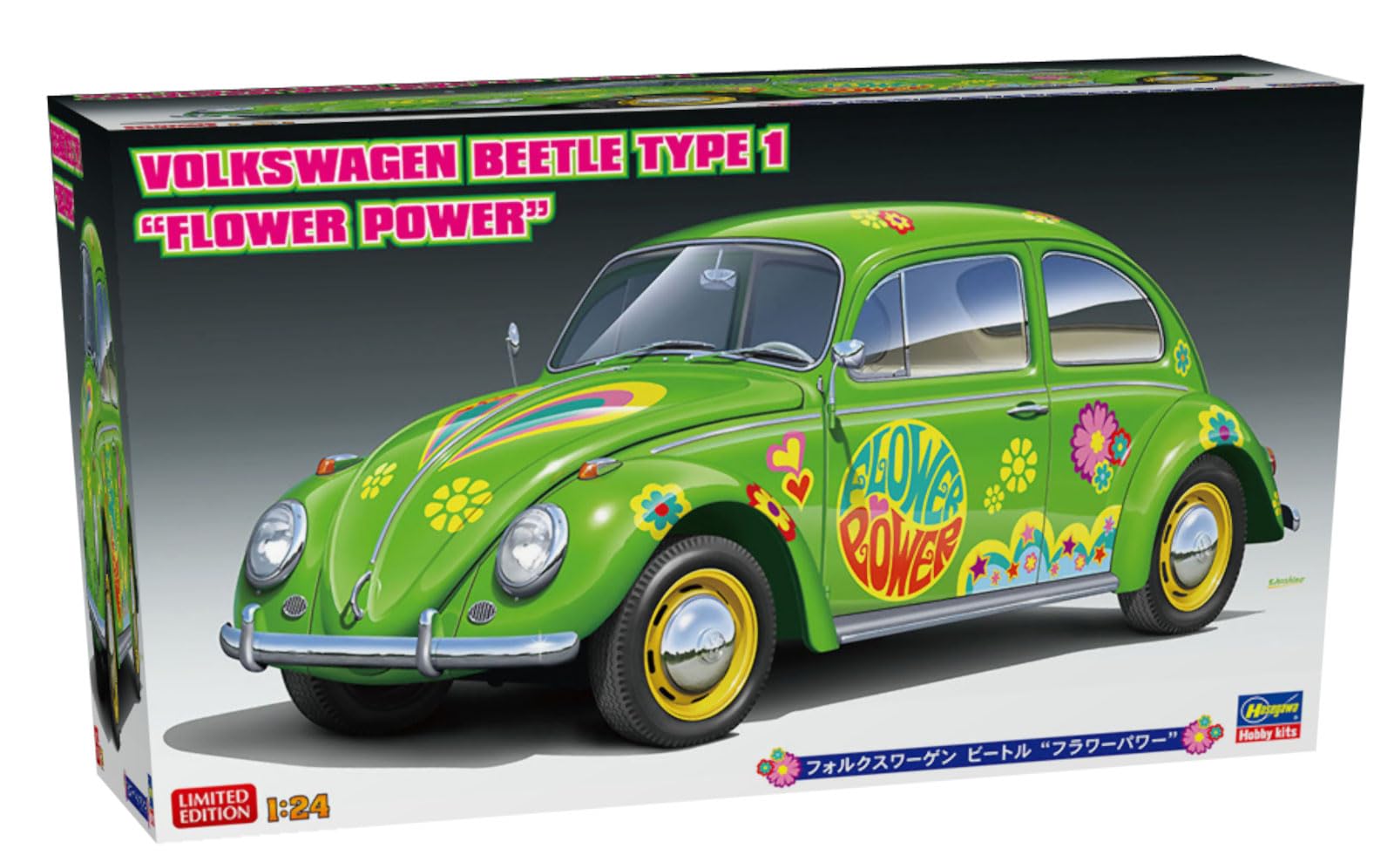 

Hasegawa Volkswagen Beetle Flower Power Plastic Model Kit 20488 1/24 (Car)