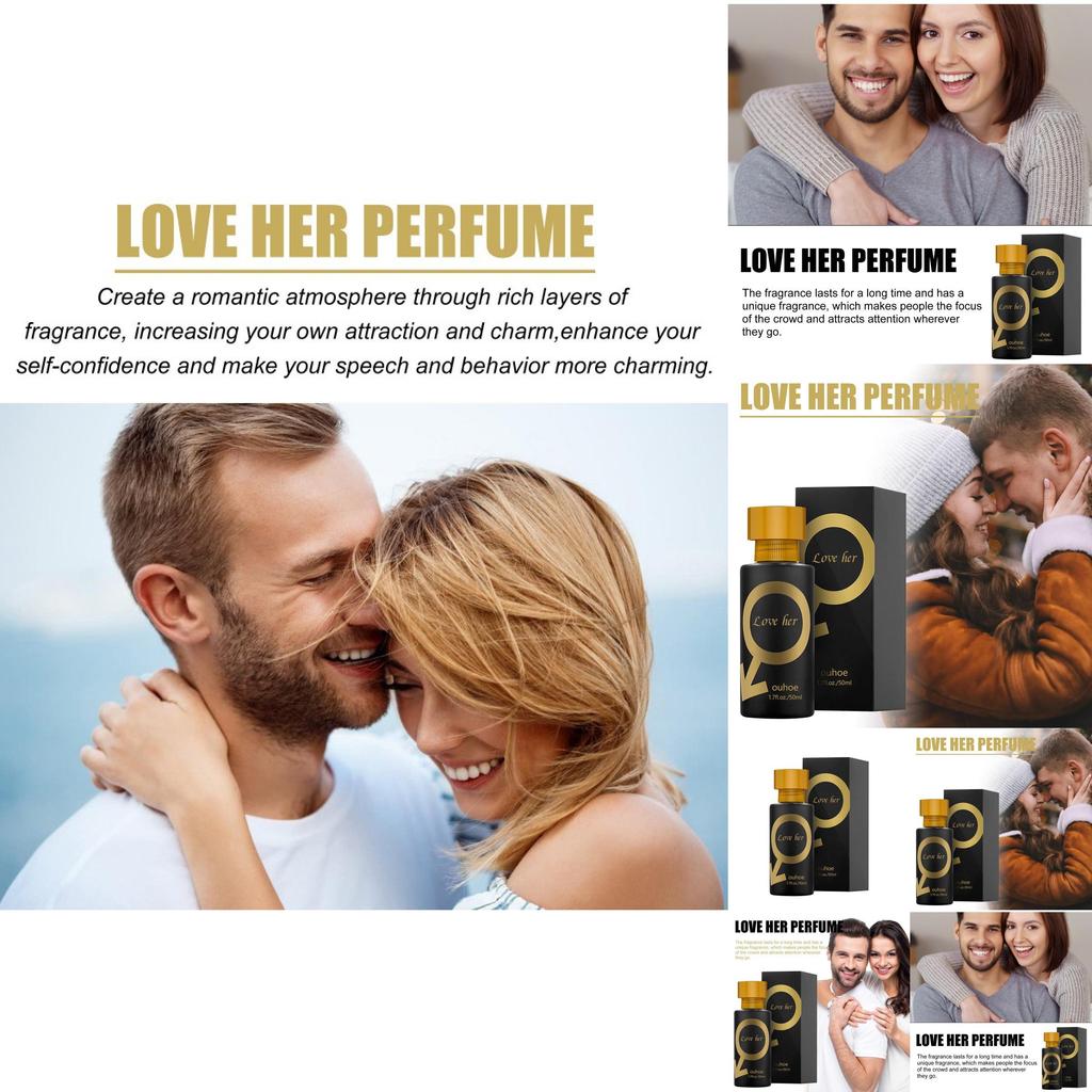 Perfume Delightful Portable 50ml Fresh Appeal Ideal For Couples On Date A