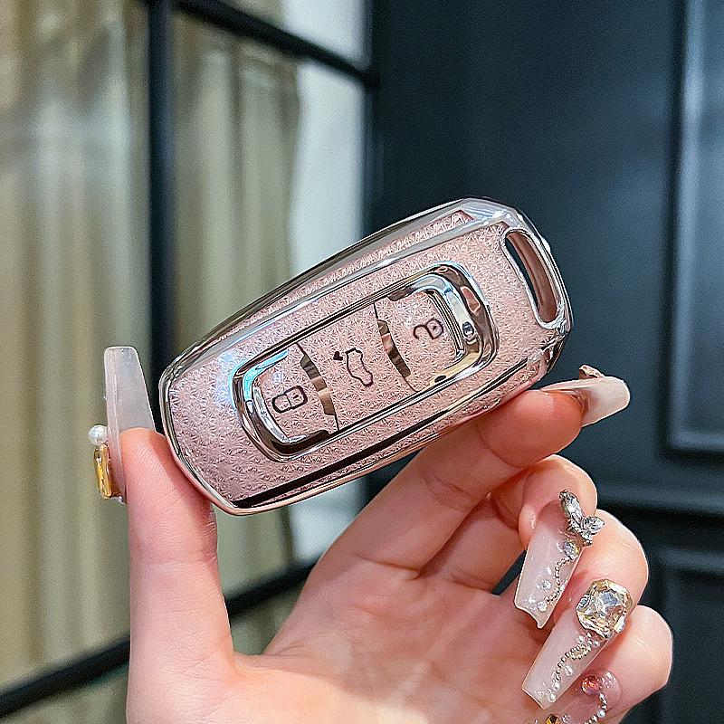 Geely Car Key Case for Binyue, Boyue, Emgrand GL, Binrui, Borui, Xingrui, Xingyue - Girl's Buckle Shell