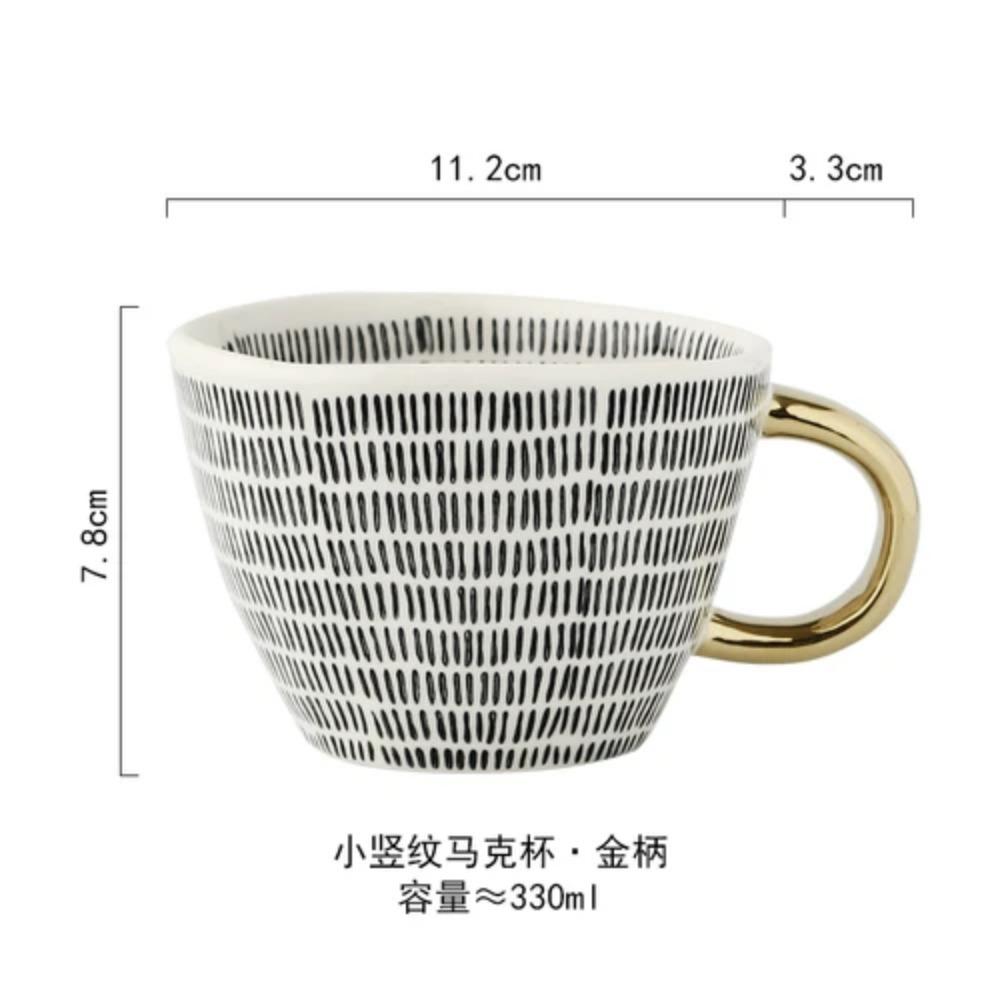 330ml Ceramic Mug with Handle Coffee Cup Afternoon Tea Cup Milk Tea Cups Milk Mug Coffee Mugs Drinkware Teacup Water Cups