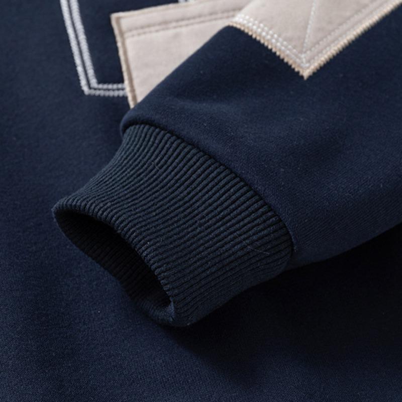 Dětský svetr falešný dvoudílný 2025 podzim a zima nový korejská verze dětského oblečení chlapecká fleecová bunda dětský top