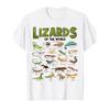 Lizards of The World Reptile Educational Herpetology Animal T-Shirt