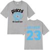 James Arthur 23 The Pisces World Tour Merch Tshirts Men Women Fashion Short Sleeve Hiphop Casual pure Cotton Tshirts