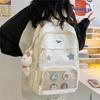 Schoolbag Japanese Ins Transparent Pain Bag Large Capacity Versatile College Girl Mini Backpack Cute Little School Bag