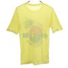VINTAGE 80s Short sleeve T-shirt yellow Single stitch Men's Used