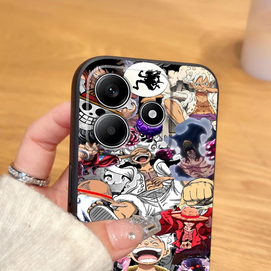 Cartoon One Pieces Funda Phone Cover Case for Xiaomi Redmi Note 11 13 Pro Plus 11s 12s 12 Pro 9 10S 9S 7 8 14 10