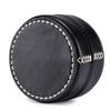 New first-layer vegetable tanned cowhide jewelry box round retro multi-functional storage box high-end jewelry box