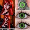Eyeshare Colored Contact Lenses Halloween Red Contacts Crazy Cosplay Cosmetic Blue Contact Lens for Anime Accessories Yearly Use Lenses