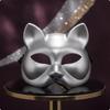 Cat Half HalfFace Covering Enigmatic Masquerade Face Cute for Cosplayers, Kids,