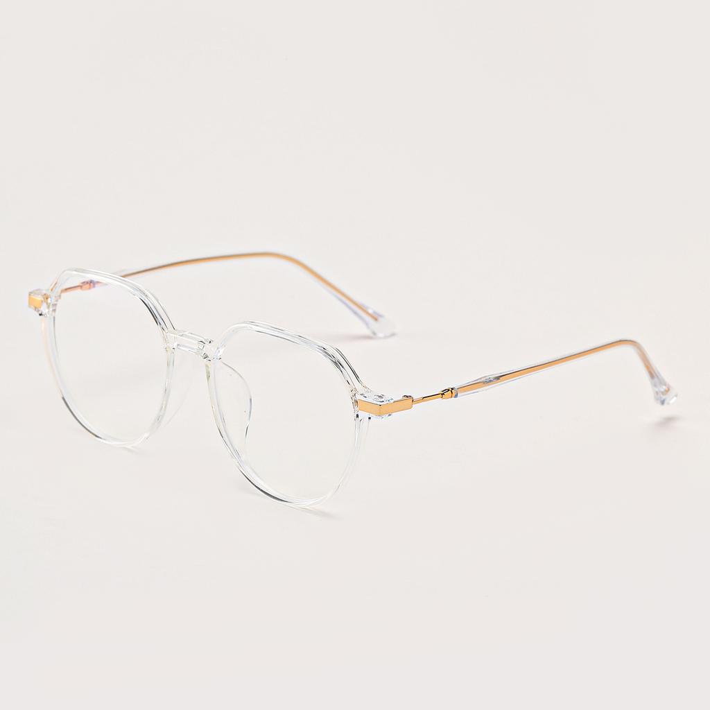 Glasses Tr75203 Oval Transparent Color Student Flat Mirror