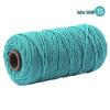 3mm Single-Color Cotton Rope for DIY Weaving - 2mm Thick Tapestry and Binding Thread