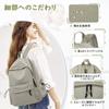 [HYC00] Women's Backpack (Ultra-Lightweight, 500g) (Perfect for Commuting, School, and More) (9 Pockets) 20L Large Capacity Nylon Waterproof Backpack
