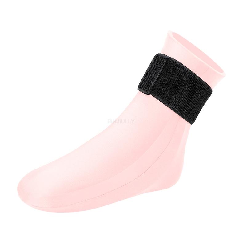 Reusable Gel Hot & Cold Therapy Sock Ankle Foot Ice Pack Wrap for Injuries Pain Relief for Achilles Tendonitis Plantar Fasciitis