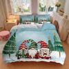 3Pcs Christmas Gnomes Winter Bedding Sets For All Sizes New 3D Printed Bed Cover Comforter Duvet Cover Pillowcase Bedroom Decoration