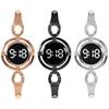 Yousheng Women Wristwatch Round Dial LED Night Light Touch Screen Accurate Time Display Scratch-resistant Smooth Surface Electronic Watch for Daily