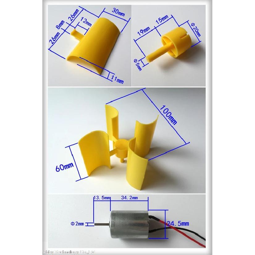 New Miniature Vertical Axis Wind Alternative Energy Generator DIY Technology Making Physical Power Principle