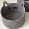 Desktop Storage Sets Cat Ear Organizer Cosmetic Snacks Sundry Keys Woven Storage Basket