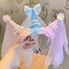 Birthday Party Hat Happy Birthday Hats Birthdays Cap Handmade Girl Princess Gauze Headband Birthday Party Decor Photo Props