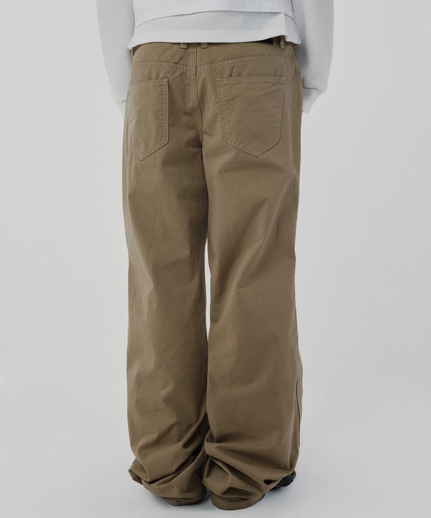 Seuweideu Semi Wide Pants [Beige]