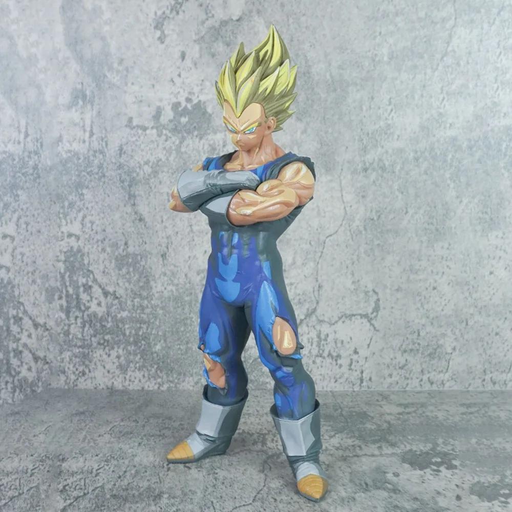 Dragon Ball Z Majin Vegeta Figuras Anime DBZ Super Saiyan Action Figure Toys 30cm Collection Model Gift for Children Ornaments