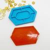 Silicone Tray Mold Coasters Mold Hexagon Epoxy Resin Casting Mold for Resin Art Home Decor Silicone Jewelry Box Mold