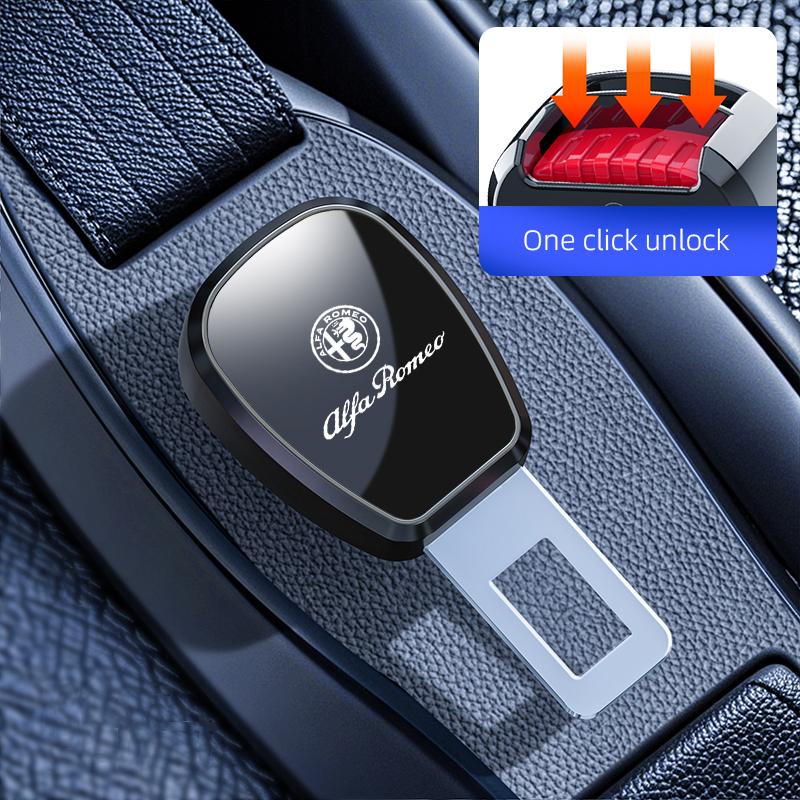 Autoaufkleber Für Alfa Romeo 1 Stück Auto-Verlängerungssicherheitsgurtschloss-Halter Gabelkopf-Einstellung Für Alfa Romeo Giulietta GT 159 147 156
