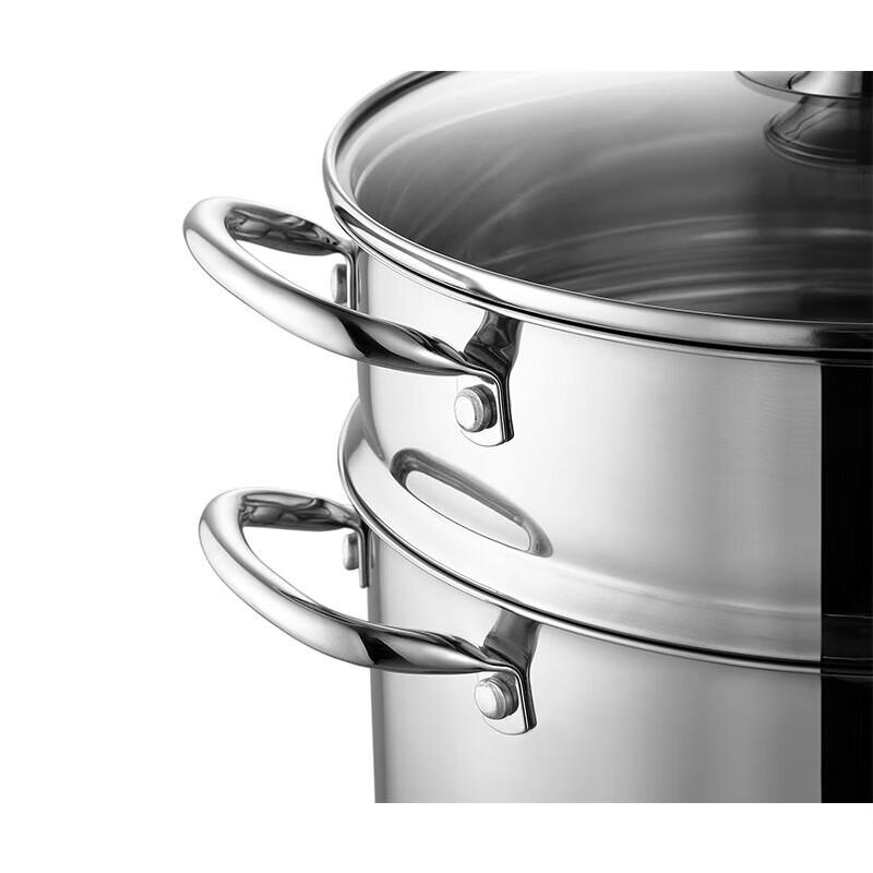 Zhang Xiaoquan 304 Stainless Steel Double Layer Steamer Pot