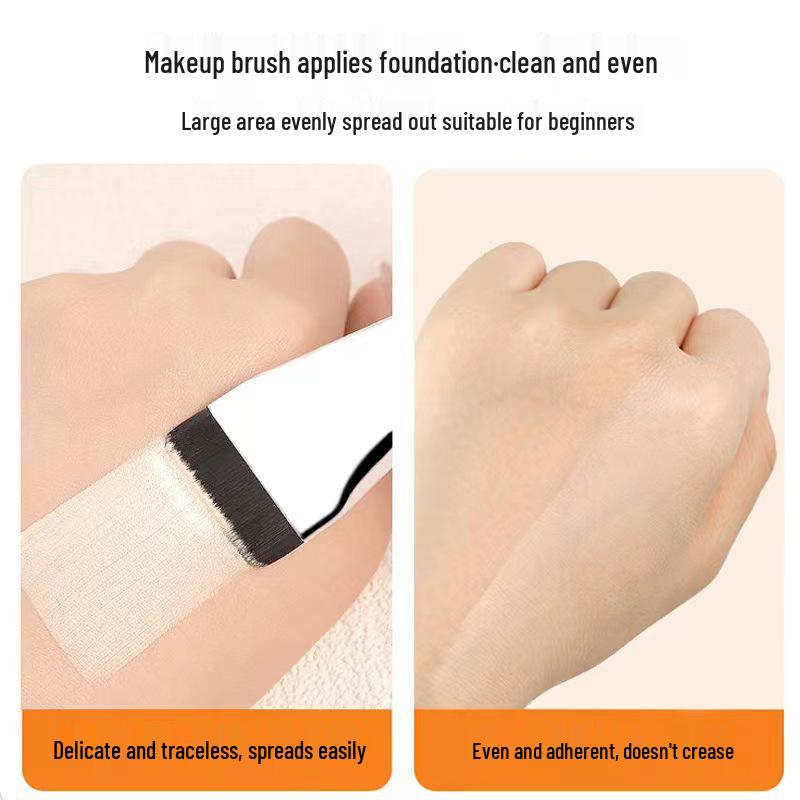 Flat Head Foundation Brush: Precision Makeup Tool for Liquid or Mask Application