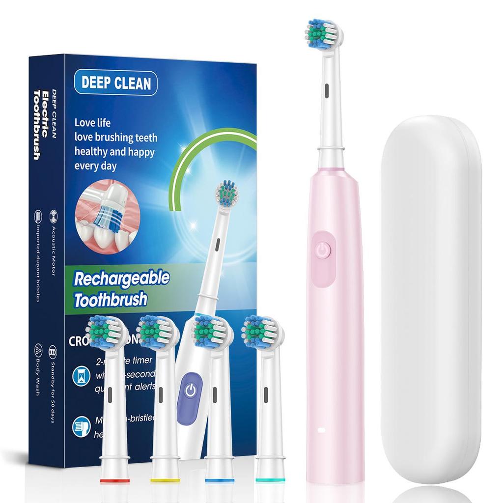 Rotating Sonic Electric Toothbrush: Waterproof, Soft Bristle, Magnetic Levitation, 5-Speed Adjustable