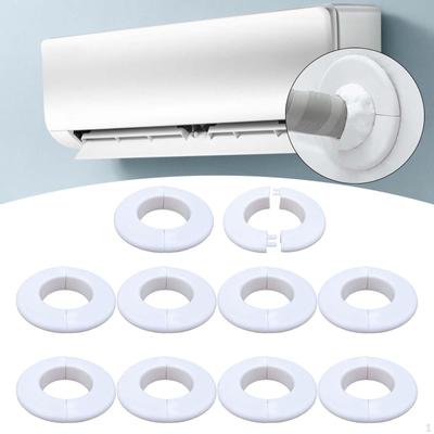 10x střídavý otvor ozdobný kryt kulatý štítek příslušenství Vysoce výkonné náhradní díly univerzální