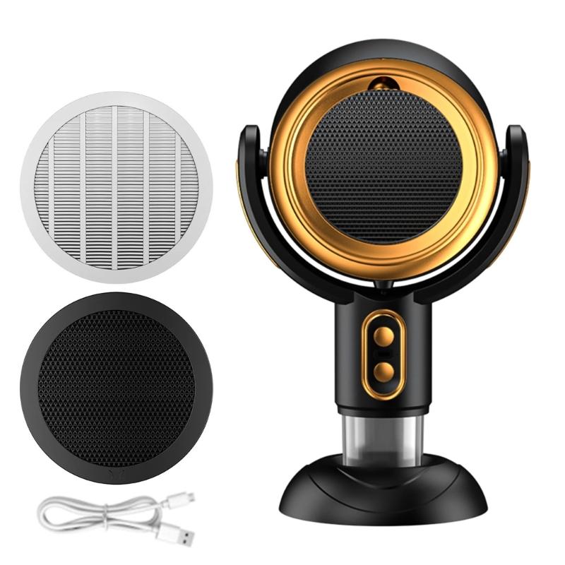 

High Efficiency Portable Range Hood Puff Chill Soot Fan ABS Texture for Small Living Spaces Indoor and Outdoor Use золотой
