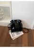 Borsa a secchiello con coulisse in PU da donna Borsa a tracolla con più colori Leggera Borsa a mano quotidiana In offerta Borsa a spalla mini casual
