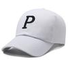 Letters P Embroidery Hat Women Uv Protection Shade Out Sun Protection Breathable