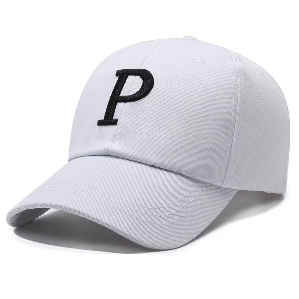 Letters P Embroidery Hat Women Uv Protection Shade Out Sun Protection Breathable