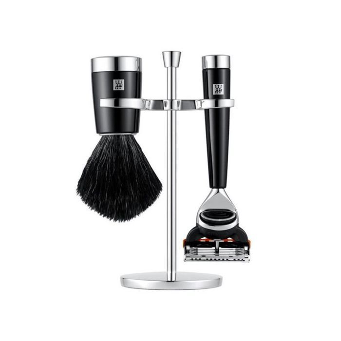 Soin Avant Rasage - Preparation De La Peau Au Rasage Zwilling - 47205-000-0 - Rasier-Set Mit Rasierer 3tlg. Schwarz ()