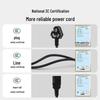 Universal Copper 3-Prong Power Cord for Computers and Appliances