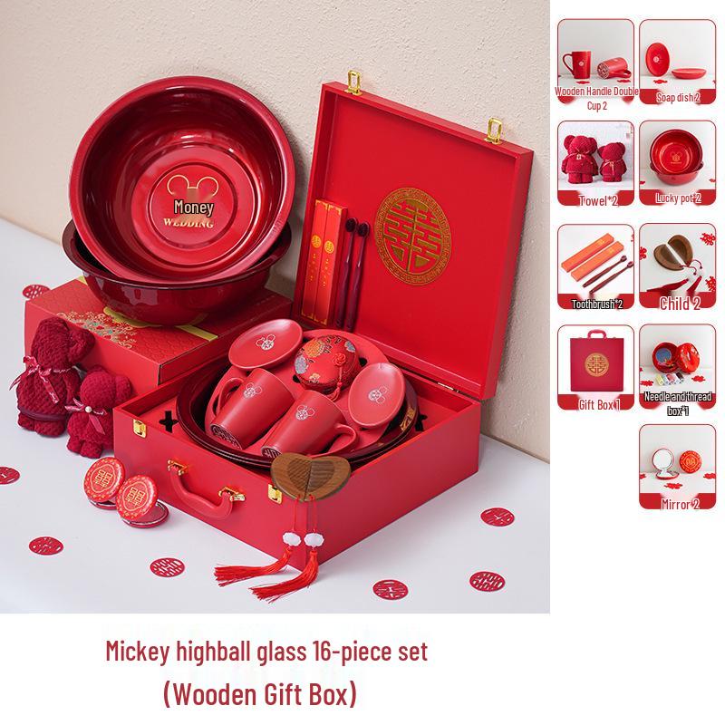 Complete Dowry & Wedding Gift Set for Newlyweds - High-End Practical Suitcase