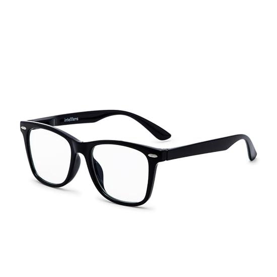 Okulary komputerowe Intellilens Wayfarer Kids do ochrony oczu | Okulary z zerową mocą, antyodblaskowe i z filtrem światła niebieskiego | dla chłopców i dziewcząt