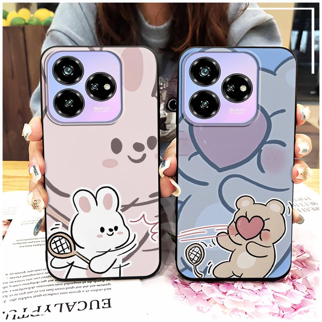 Couple Durable Phone Case For ZTE Blade V60 Design/Axon 60 Lite Waterproof Graffiti Protective Fashion Design TPU Cute