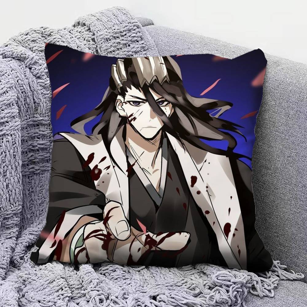 Bleach Ichigo Kurosaki Sosuke Byakuya Kuchiki Ulquiorra Rukia Pillow Covers Home Sofa Cushion Covers and Aecorative Custom