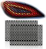 Fashionable Car Rear Tail Light Stickers for Cars Universal Black Honeycomb Car Stickers DIY Hollow Protection Decal Decoration