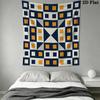 Simple Geometry Wall Tapestry Aesthetic Wall Hanging Printed Fabric Blanket Decorative Tapestries for Bedroom Living Room Home Decor