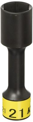 Kyoto Machinery Tools Radmuttern-Steckschlüssel für Schlagschrauber, lang, dünnwandig (KTC) [12,7 Quadratfuß] BP49-21