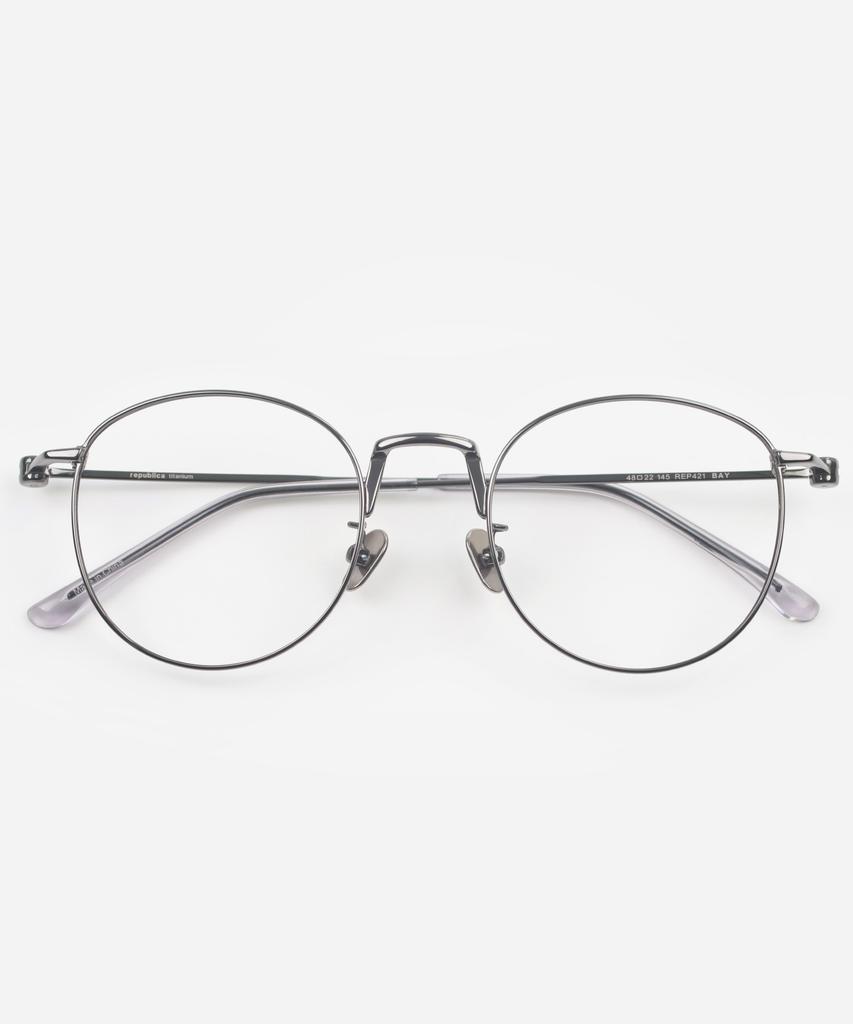 Lipeobeullika Titanium Rep421 Bay (4 Colors) Blue Light Blocking Glasses