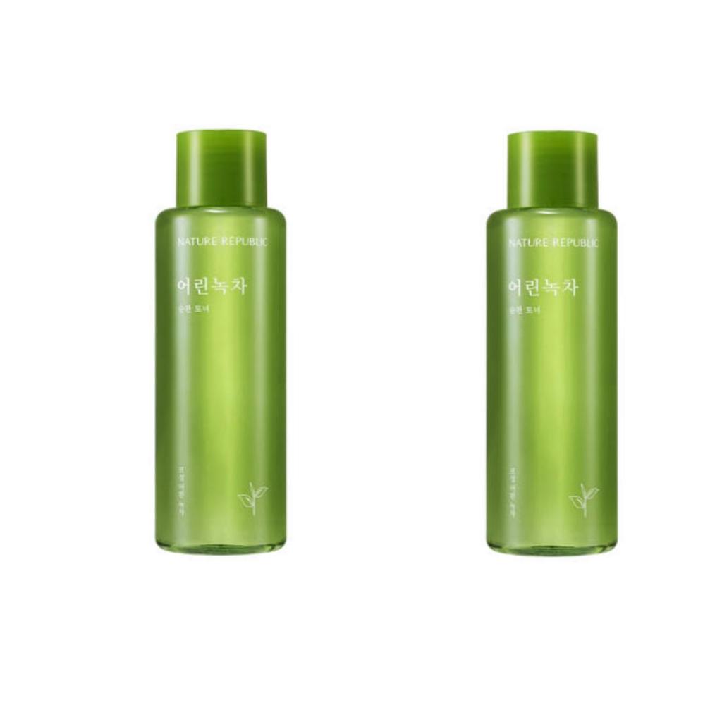 Nature Republic Milder Grüner Tee Toner – 155ml | Koreanischer Beruhigender Toner für Empfindliche Haut