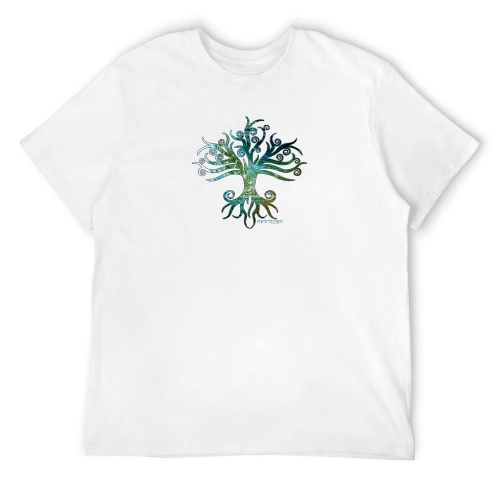 Celtic Tree Glitch #1 T-Shirt customs sports fans basketball graphic tees Short sleeve tee men