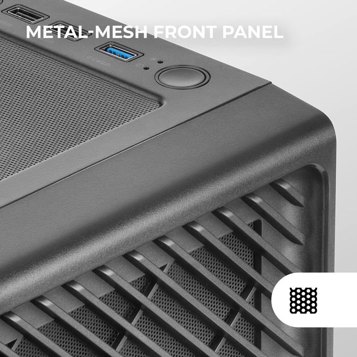 Boîtier PC - Mars Gaming - MC-F - 4 Ventilateurs ARGB - Verre Trempé - Refroidissement Liquide